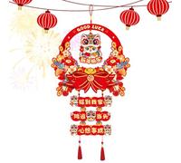 Appendino per porta di Capodanno cinese, decorazioni di Capodanno cinese 2025,Decorazioni da parete per porte di Capodanno 2025 - Decorazioni di Capodanno per la decorazione di interni ed esterni