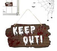 Appendino per porta Halloween con sanguinamento, accessorio da parete per casa | Pannello Decorativo Halloween Per Appartamento Cucina Camera Da Letto Casa Portico Giardino Ingresso Festa Vacanza