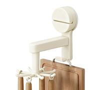 Appendino Per Utensili Da Cucina - Organizzatore Con Ventose,Supporto per Utensili Rotante a 360 Gradi con 8 Ganci | Per Bagno Per Armadio A Parete Per Cucina Per Casa Per Appartamento Per