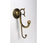Appendino, porta accappatoi in Ottone Dimensioni 5x9X h 17 cm Linea FLORENCE finitura in Bronzo Satinato bronzo