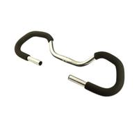 Manubrio MTB/città multiposizione farfalla in alluminio d25.4 argento l610mm al