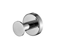 Appendino singolo con gancio Gedy serie Project in acciaio inox cromato