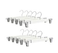 Appendipantaloni 10x, clip gommate, legno/metallo
