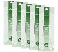 Appendipiatti invisibili per parete | Supporti decorativi per piatti con ganci a molla, adatti per appendere a parete (Bianco, per piatti da 37 - 46 cm - Confezione da 5)