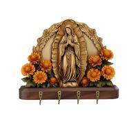 Appendiporta a tema divino: pezzo decorativo con icona sacra per appartamento, accento artigianale devozionale vintage, decorazione per la casa ispirata alla preghiera, elegante