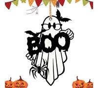 Appendiporta Di Halloween Decorazione Da Parete In Legno Carina E Spettrale | Decorazione Di Benvenuto Per Porta Di Halloween Per Casa Party Portico Parete Davanzale Recinto Ramo D'Al