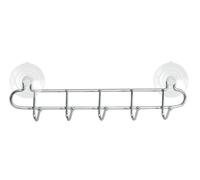 Appenditutto da Cucina Bagno Multiuso con Ventosa Inox Hooky 5 Ganci Artex