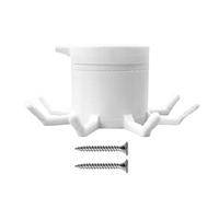 Appendiutensili, gancio da cucina, design girevole a 360°, organizer multi-gancio, ideale per soluzione di conservazione della cucina, 11 x 4,6 x 4,6 cm, colore bianco, 1 pezzo