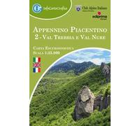 Appennino Piacentino 2. Val Trebbia e Val Nure. Carta escursionistica 1:25.000