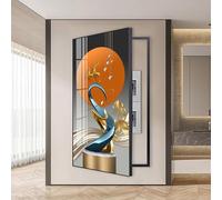Appesi Scatola Elettrica Contatori Copertura Pittura d'Arte Astratta Minimalista Decorativa Moderna Quadri Quadro Nascondi Copri Quadro Elettrico per La Tua Casa,50X100cm I