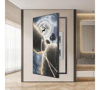 Appesi Scatola Elettrica Contatori Copertura Pittura d'Arte Astratta Minimalista Decorativa Moderna Quadri Quadro Nascondi Copri Quadro Elettrico per La Tua Casa,60X120cm B