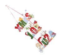 Appeso alla Porta L'alfabeto Decorazione Natalizia Ciondolo per Porta Ornamento da Appendere Natale