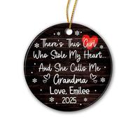 Appeso Ceramica There'S This Girl With Stole My Heart Appeso Ornamento Ideale Palline Per Albero Di Natales Rimovibile Decorazioni Natalizie Per Cerimonia Interno Esterno