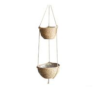 Appeso in Vimini Naturale 25cm per decorazione Murale Appeso(natural color) | Materiale vimini naturale, design elegante, per ideale per soggiorno e cucina, per stile unico