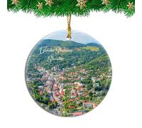Appeso Ornamento Banska Stiavnica Slovakia Printed Travel Natale Ciondolo Personalizzate Decorazione Per Albero Di Natale Rimovibile Addobbi Natalizi Per Festa Cerimonia Interno 7.3CM