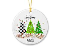 Appeso Ornamento Chess Palline Per Albero Di Natales Alta Qualità Natale Ciondolo Rimovibile Addobbi Natalizi Per Festa Festa Di Capodanno New Cerimonia