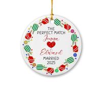 Appeso Ornamento The Perfect Match Natale Ciondolo Personalizzate Addobbi Natalizi Rimovibile Palline Per Albero Di Natales Per Party Festa Festa Di Capodanno New