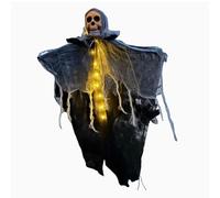 Appeso Spettro Cranio Ornamento Illuminato Halloween Scheletro Per Feste Haunts Decorazioni per la Casa Scheletro di Halloween Con Luce Appeso Ornamento Per