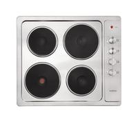 Appetito 4, piano cottura elettrico, 4 piastre, 6 livelli di potenza, acciaio inox, 5500 Watt