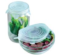 Appetito Coperchi per alimenti riutilizzabili in silicone, riutilizzabili, senza