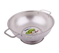 Appetito scolapasta perforato in acciaio inossidabile, manico ergonomico di lung