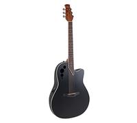 Applause E - Chitarra Acustica Elite AE44 Mid Cutaway, Nero Satinato