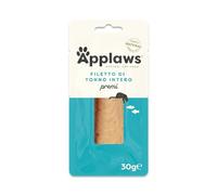 Applaws 100% Natural Cat Food Treat, Whole Tuna Loin Cat Snack, 12x30g