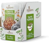 Applaws Taste Toppers in Salsa 12 x 85 g per cani - Agnello, Carote, Zucchini e Ceci
