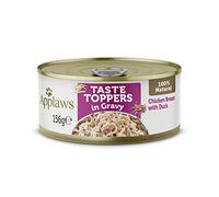 Applaws 100% Naturale - Cibo Umido per Cani, Pollo con Anatra in Salsa, 12 x 156g Lattine