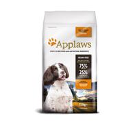 Applaws natürliche komplette trockene Hundefutter für Erwachsene kleine/mittlere Rasse Hunde, Huhn, 7,5 kg (Packung mit 1)
