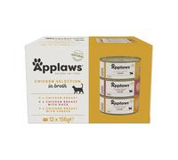 APPLAWS Applaws Cat Tin Chicken Selection Broth cibo umido per gatti 12x156g