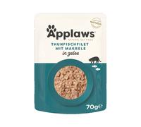 Applaws Buste in Jelly 16 x 70 g Alimento umido per gatti - Tonno con Sgombro