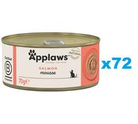 APPLAWS Cat Adult Mousse Salmon mousse con salmone 72 x 70g