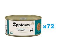APPLAWS Cat Adult Ocean Fish in Broth pesce oceanico in brodo 72 x 156g
