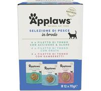 APPLAWS Cat Busta Multipack 12x70G Selezione di Pesce MIX PESCE