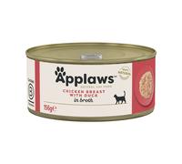Applaws in Brodo 24 x 156 g umido per gatto - Petto di Pollo con Anatra