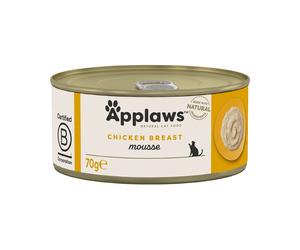 APPLAWS Cat Mousse Tin Cibo umido per gatti Pollo 70g