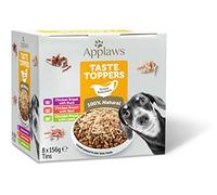 Applaws Cibo Umido Naturale per Cani - Filetti di Pollo e Carne in Salsa, Senza Cereali, 8 x 156g Lattine