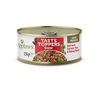 Applaws Cibo Umido Naturale per Cani, Manzo con Verdure in Spezzatino, Senza Cereali, 12 x 156g Lattine