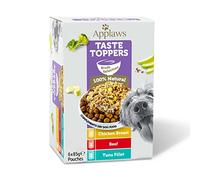 Applaws Cibo Umido Naturale per Cani - Selezione di Carne & Pesce in Brodo, Senza Cereali, 6 x 85g Bustine