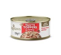 Applaws Cibo umido per cani 100% naturale, pollo senza cereali con riso in salsa, confezione da 12 lattine da 156 g