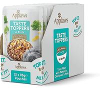 Applaws Cibo umido per cani naturale, tonno senza cereali con verdure in brodo, confezione da 12 bustine da 85 g