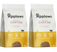 Applaws Complete Naturale Grain Free Crocchette di Pollo per Gattini, Busta Resellabile da 400g (Confezione da 2)