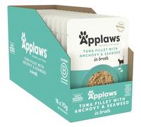APPLAWS Filetto di tonno con acciughe intere in brodo 70g