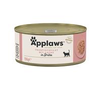 Applaws in Brodo 6 x 156 g Alimento umido per gatti - Filetto di Tonno con Salmone