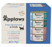 Applaws Multipack Selezione di pesce in brodo 24x70g LATTINA