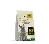 Applaws Natural Complete Grain Free Cibo Secco per Gatti Anziani al Pollo, Sacchetto Richiudibile da 400g