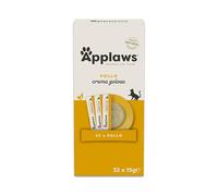 Applaws snack cremoso lickable senza cereali 100 % naturale al pollo per gatti e gattini, 32 × 15 g bustine