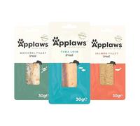 Applaws snack umido 100 % naturale per gatti e gattini, multipack di snack di filetto per gatti adulti, 12 × 30 g bustine