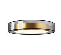 Applda Parete, Plafoniera Moderna Semi-Incassata -Pada Led Rotonda da Soffitto con Paralume in Pvc, Finitura in Ott- Idealer Camera da Letto, Cucina, Lavanderia/Colore/60 Centimetri